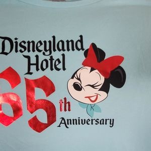 DISNEYLAND  Hotel 65th Anniversary t shirt XL minnie mouse nwt